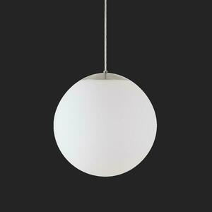 OSMONT ADR72109 ADRIA S3 HP závěsné skleněné svítidlo nerez broušená / bílá IP40 3000 K 52W LED nouzové kombinované 3 h obraz