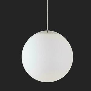 OSMONT ADR72113 ADRIA S4 HP závěsné skleněné svítidlo nerez leštěná / bílá IP40 3000 K 58W LED nouzové kombinované 3 h obraz