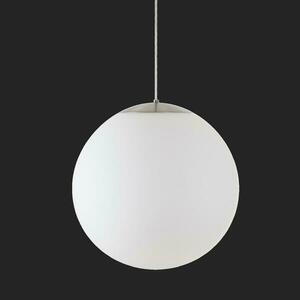 OSMONT ADR72614 ADRIA S4 HP závěsné skleněné svítidlo nerez broušená / bílá IP40 4000 K 58W LED nouzové kombinované 3 h obraz