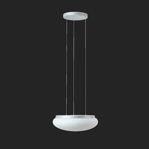 OSMONT ARA71376 ARAKIS LE3 závěsné skleněné svítidlo stříbrná / bílá IP40 3000/4000 K 27W LED DALI obraz