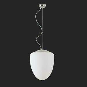 OSMONT AST60430 ASTRA L závěsné skleněné svítidlo nerez leštěná / bílá IP40 3000 K 27W LED DALI obraz