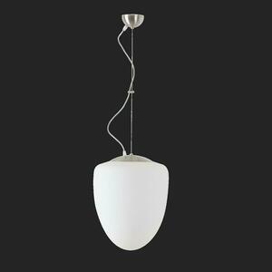 OSMONT AST60434 ASTRA L závěsné skleněné svítidlo nerez broušená / bílá IP40 3000 K 27W LED DALI obraz