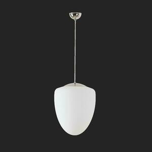 OSMONT AST60441 ASTRA S závěsné skleněné svítidlo nerez leštěná / bílá IP40 3000 K 27W LED DALI obraz