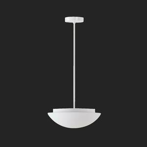 OSMONT AUR54001 AURA P3 závěsné skleněné svítidlo bílá IP40 2x75W E27 obraz