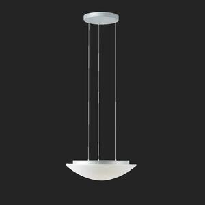 OSMONT AUR67436 AURA LE5 závěsné skleněné svítidlo stříbrná / bílá IP40 3000 K 33W LED DALI obraz