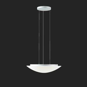 OSMONT AUR67944 AURA LE9 závěsné skleněné svítidlo stříbrná / bílá IP40 4000 K 47W LED DALI obraz