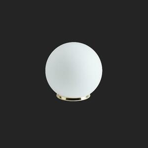 OSMONT BIA50537 BIANCA 2 stolní skleněná lampa mosaz leštěná / bílá IP40 40W E27 obraz