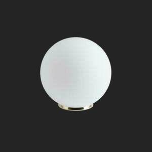 OSMONT BIA50541 BIANCA 3 stolní skleněná lampa mosaz leštěná / bílá IP40 60W E27 obraz