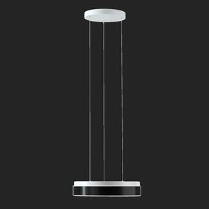 OSMONT DEL69409 DELIA LEC2 závěsné plastové svítidlo bílá / bílo - černá IP40 3000 K 27W LED DALI obraz