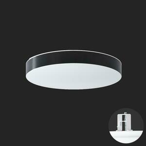 OSMONT DEL69870 DELIA CV2 stropní/nástěnné plastové polovestavné svítidlo bílá / bílo - černá IP44 4000 K 27W LED HF nouzové kombinované 3 h obraz