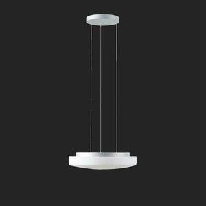 OSMONT EDN67452 EDNA LE5 závěsné skleněné svítidlo stříbrná / bílá IP40 3000 K 33W LED DALI obraz