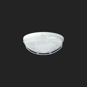 OSMONT ELE46133 ELEKTRA 4 stropní/nástěnné průmyslové plastové svítidlo bílá / čirá IP65 60W E27 HF obraz