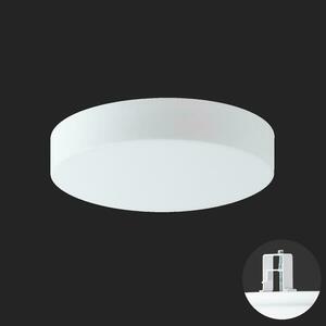 OSMONT ELS68123 ELSA V3 stropní/nástěnné skleněné polovestavné svítidlo bílá IP44 3000 K 14W LED nouzové kombinované 3 h obraz