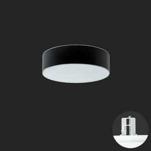 OSMONT ERI63124 ERIS CV2 stropní/nástěnné skleněné polovestavné svítidlo bílá / bílo - černá IP44 2700-6500 K 18W LED obraz