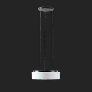 OSMONT ERI67393 ERIS LE3 závěsné skleněné svítidlo černá / bílá IP40 3000 K 27W LED DALI obraz