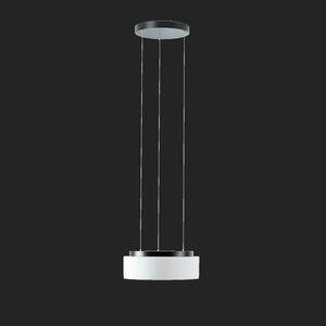OSMONT ERI70423 ERIS LE2 závěsné skleněné svítidlo černá / bílá IP40 3000 K 19W LED DALI obraz
