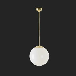 OSMONT ISI63376 ISIS P2 PM závěsné plastové svítidlo mosaz leštěná / bílá IP40 3000 K 20W LED DALI obraz