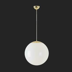 OSMONT ISI64312 ISIS S3 PM závěsné plastové svítidlo mosaz leštěná / bílá IP40 3000 K 27W LED DALI obraz