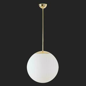 OSMONT ISI64443 ISIS P3 PM-M závěsné plastové svítidlo mosaz leštěná / bílá IP40 3000 K 27W LED DALI obraz