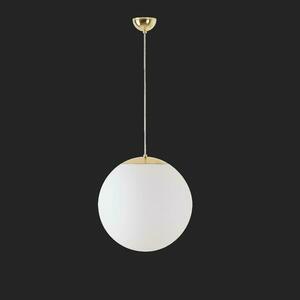 OSMONT ISI70312 ISIS S3 PM-M závěsné plastové svítidlo mosaz leštěná / bílá IP40 3000 K 27W LED DALI obraz