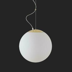 OSMONT ISI72249 ISIS L3 PM-M HP závěsné plastové svítidlo mosaz leštěná / bílá IP40 3000 K 52W LED nouzové kombinované 3 h obraz