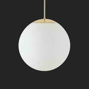 OSMONT ISI72675 ISIS P3 PM-M HP závěsné plastové svítidlo mosaz leštěná / bílá IP40 4000 K 52W LED nouzové kombinované 3 h obraz