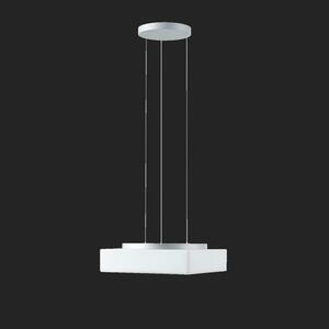 OSMONT LIN67460 LINA LE7 závěsné skleněné svítidlo stříbrná / bílá IP40 3000 K 33W LED DALI obraz