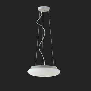 OSMONT SAT60450 SATURN L1 závěsné skleněné svítidlo stříbrná / bílá IP20 3000 K 16W LED obraz