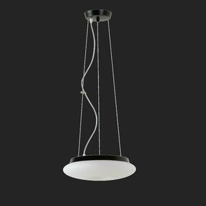 OSMONT SAT60451 SATURN L1 závěsné skleněné svítidlo černá / bílá IP20 3000 K 16W LED obraz