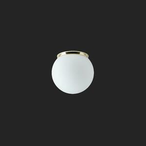 OSMONT STY71519 STYX 1 stropní/nástěnné skleněné svítidlo mosaz leštěná / bílá IP65 4000 K 9W LED DALI obraz