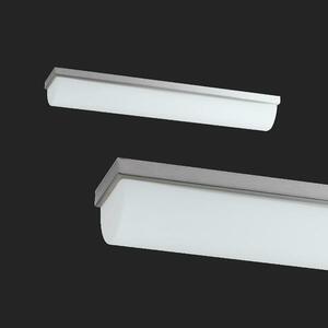 OSMONT SYL44541 SYLVIA 1 stropní/nástěnné skleněné svítidlo nerez broušená / bílá IP44 3x28W E14 obraz