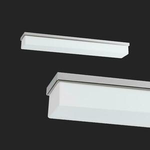 OSMONT SYL44545 SYLVIA 2 stropní/nástěnné skleněné svítidlo nerez leštěná / bílá IP44 3x28W E14 obraz