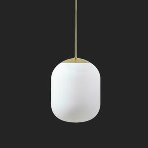 OSMONT TAN62267 TANIA P1 HP závěsné skleněné svítidlo mosaz leštěná / bílá IP40 3000 K 52W LED DALI obraz