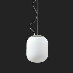 OSMONT TAN62354 TANIA L1 HP závěsné skleněné svítidlo nerez leštěná / bílá IP40 3000 K 52W LED DALI obraz
