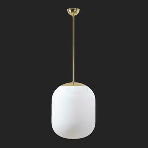 OSMONT TAN66479 TANIA P2 závěsné skleněné svítidlo mosaz leštěná / bílá IP40 3000 K 41W LED DALI obraz
