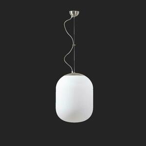 OSMONT TAN67318 TANIA L1 závěsné skleněné svítidlo nerez broušená / bílá IP40 3000 K 27W LED DALI obraz