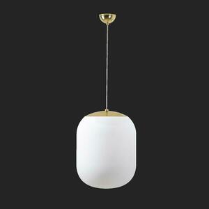 OSMONT TAN67355 TANIA S1 závěsné skleněné svítidlo mosaz leštěná / bílá IP40 3000 K 27W LED DALI obraz