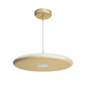OSMONT ZET60090 ZETA ST2 PF závěsné plastové svítidlo zlatá / bílá IP40 3000 K 38W LED obraz
