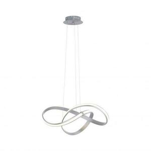 PAUL NEUHAUS LED design závěsné svítidlo, zakřivené, ocel SimplyDim 3000K PN 8291-55 obraz