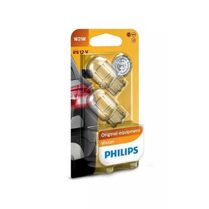 Philips W21W 12V 21W W3x16d Vision Original 2ks 12065B2 obraz