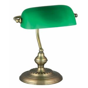 Rabalux stolní lampa Bank E27 1x MAX 60W bronzová 4038 obraz