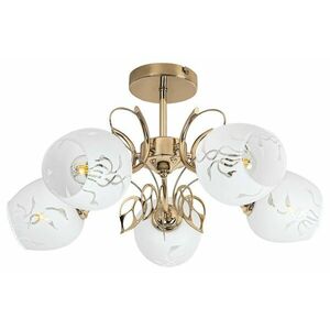 Rabalux stropní svítidlo Fauna E27 5x MAX 40W zlatá 5099 obraz
