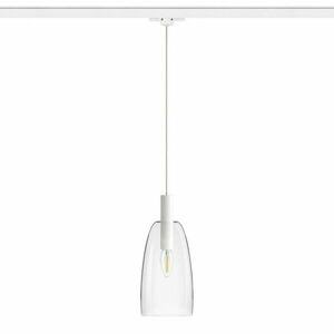 RED - DESIGN RENDL RENDL BELLINI pro tříokr. lištu bílá čiré sklo 230V E14 15W R13814 obraz