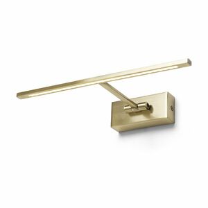 RED - DESIGN RENDL RENDL FRESCO LED nástěnná lampa, nad obraz staromosazná R14526 obraz