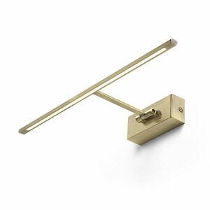 RED - DESIGN RENDL RENDL FRESCO LED nástěnná lampa, nad obraz staromosazná R14528 obraz