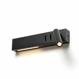 RED - DESIGN RENDL RENDL ODEON LED bodové světlo, k posteli černá R14524 obraz