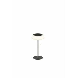 FANEUROPE Solární stolní lampa Jin (černá), dobíjecí LED 1, 2 W, stmívatelná 3000K, IP54, ? 17 x 32 cm obraz