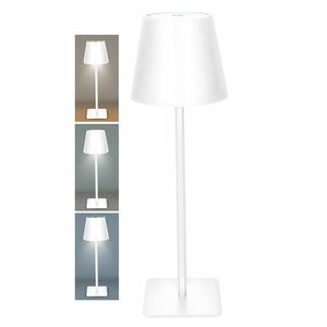 Solight LED nabíjecí lampička Lucca, 120lm, změna CCT, stmívání, bílá WO69-W obraz