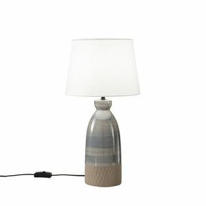FANEUROPE Stolní lampa Lume Navajo, šedá, 1xE27, 25x49 cm obraz