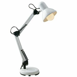 FANEUROPE Stolní lampa s klipem Architteto, 1xE27, 60 x 42 cm, bílá, kov obraz
